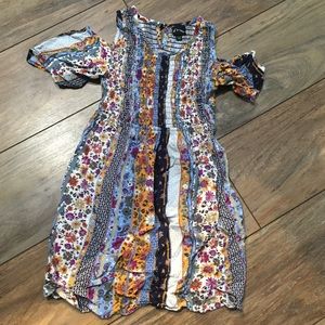 Girl’s Dress Smocked Bodice Peeky Shoulders 🌻 7/8